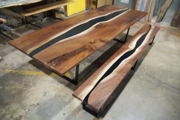 Matching Table and Bench
