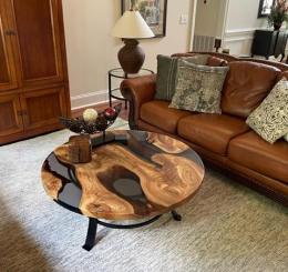 Translucent Walnut Coffee Table 1814 8