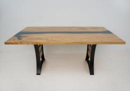 Elm Dining Table With LED Lights 1816 2