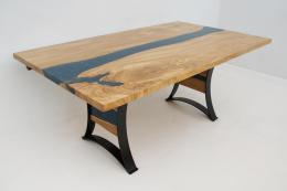 Elm Dining Table With LED Lights 1816 1