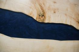 Maple Kitchen Table With Epoxy River 1828 14