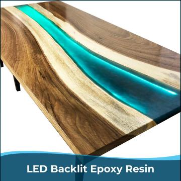 LED Backlit Epoxy Resin