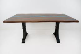 Live Edge Walnut River Dining Table 1844 2