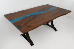 Live Edge Walnut River Dining Table 1844 1