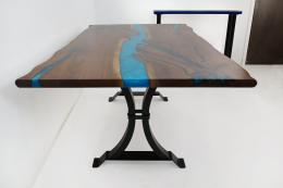 Live Edge Walnut River Dining Table 1844 3
