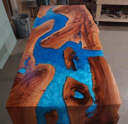 Australian Beefwood Live Edge Countertop With Double Wa