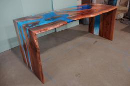 Australian Beefwood Live Edge Countertop With Double Wa