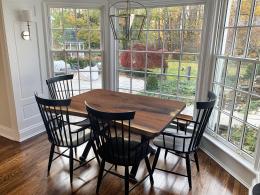 Small Walnut Table With Matching Bench 1835