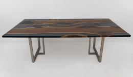 Translucent Black Epoxy Dining Table 1850 3