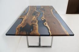 Translucent Black Epoxy Dining Table 1850 2