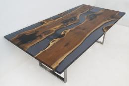 Translucent Black Epoxy Dining Table 1850