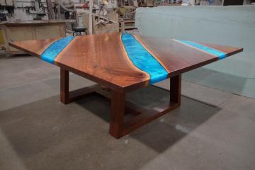 Custom Epoxy Resin Table, Epoxy Table, Epoxy Dining Table, Made to Order  Epoxy Wood Table, Resin Table, Ultra Clear Epoxy Table 