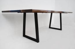 Live Edge River Dining Table With Lace Detailing 1879 4