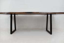Live Edge River Dining Table With Lace Detailing 1879 5
