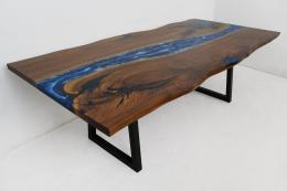 Live Edge River Dining Table With Lace Detailing 1879 2