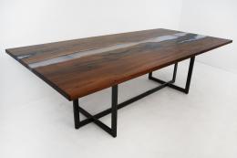 Walnut Epoxy River Dining Table 1802 1