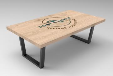 CNC Foot and Ankle Logo Coffee Table Render