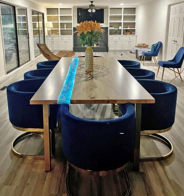 CNC of Mount Denali On Elm Dining River Table 1772 14