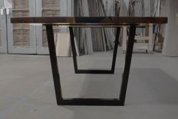 Walnut Dining Table With Translucent Epoxy 1818 5