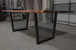 Walnut Dining Table With Translucent Epoxy 1818 4