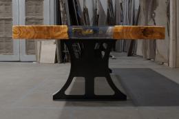 Elm Conference Table With Embedded Scale Construction M