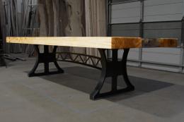 Elm Conference Table With Embedded Scale Construction M