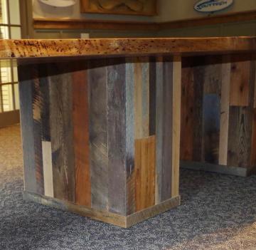 Reclaimed Oak Custom Wood Table Base
