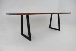 Walnut Dining Table With Blue Epoxy 1915 3