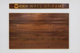 Custom Walnut Sign With Gold Epoxy & Engraved Logo 1944