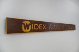 Custom Walnut Sign With Gold Epoxy & Engraved Logo 1944