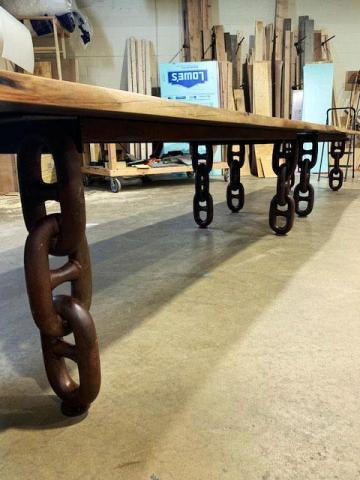 Custom Chain - River Table Legs