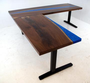 Custom Office Desk With Uplift Base - Standing Desk For