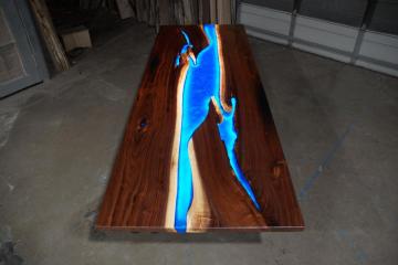 LED Epoxy Resin Table 24 - Dining Table