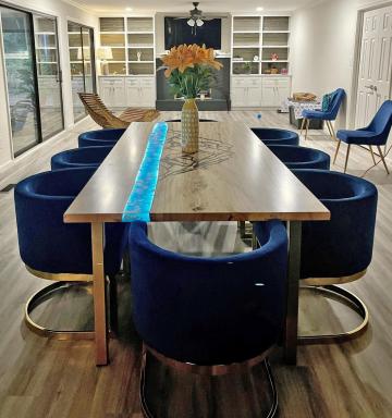 Modern Rustic Furniture For Interior Design - LED Dinin