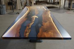 Walnut Epoxy Dining Table 2326 4