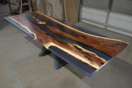 Walnut Epoxy Dining Table 2326