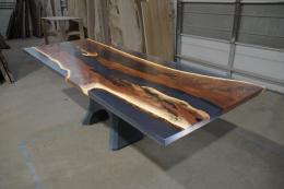 Walnut Epoxy Dining Table 2326 2