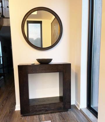 Modern Solid Wood Square Side Table
