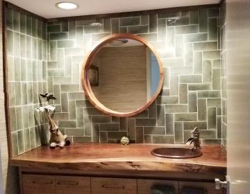 Bathroom Vanity With Sink Cutout