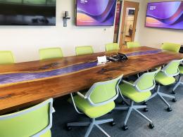 Large River Conference Table With Power Grommets 8