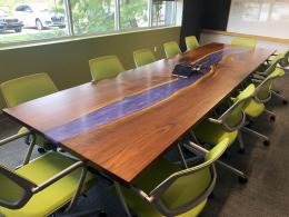 Large River Conference Table With Power Grommets 10