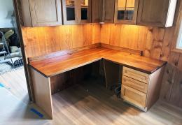 Hickory L Shaped Desktop 1