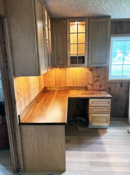 Hickory L Shaped Desktop 2