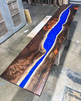 Custom LED Countertop With Sports Team Engraving 3
