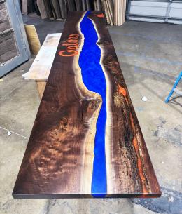 Custom LED Countertop With Sports Team Engraving 7