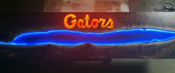 Custom LED Countertop With Sports Team Engraving