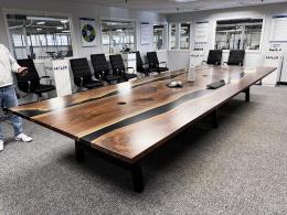 Black Epoxy Resin Company Conference Table 2
