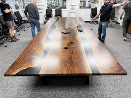 Black Epoxy Resin Company Conference Table 1