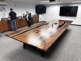 Black Epoxy Resin Company Conference Table 3
