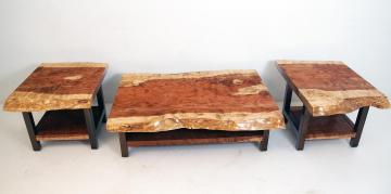 Redwood Coffee Table & Side Table Set